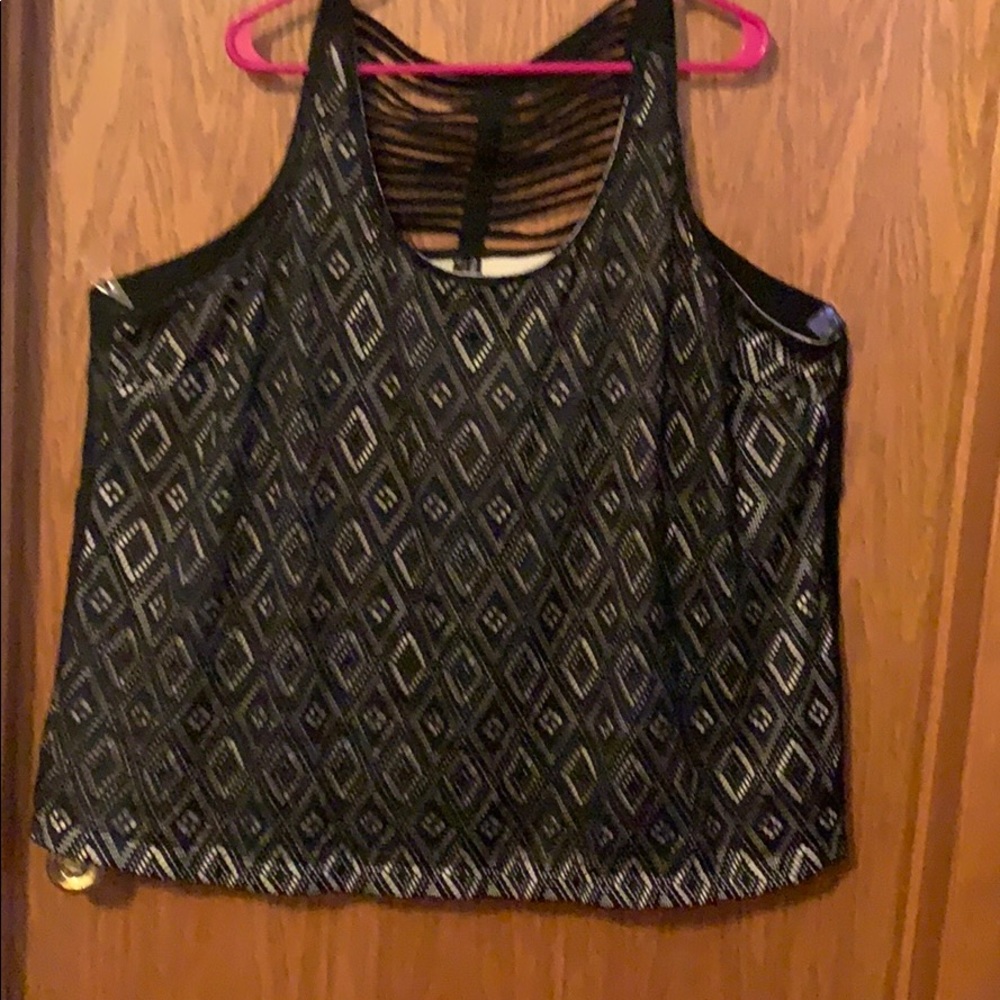MAURICES Plus size 4 black tank